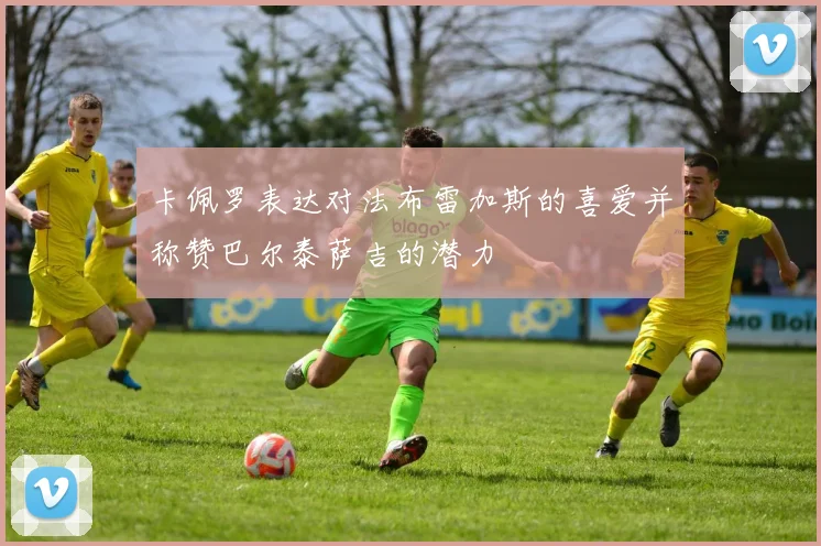 卡佩罗表达对法布雷加斯的喜爱并称赞巴尔泰萨吉的潜力